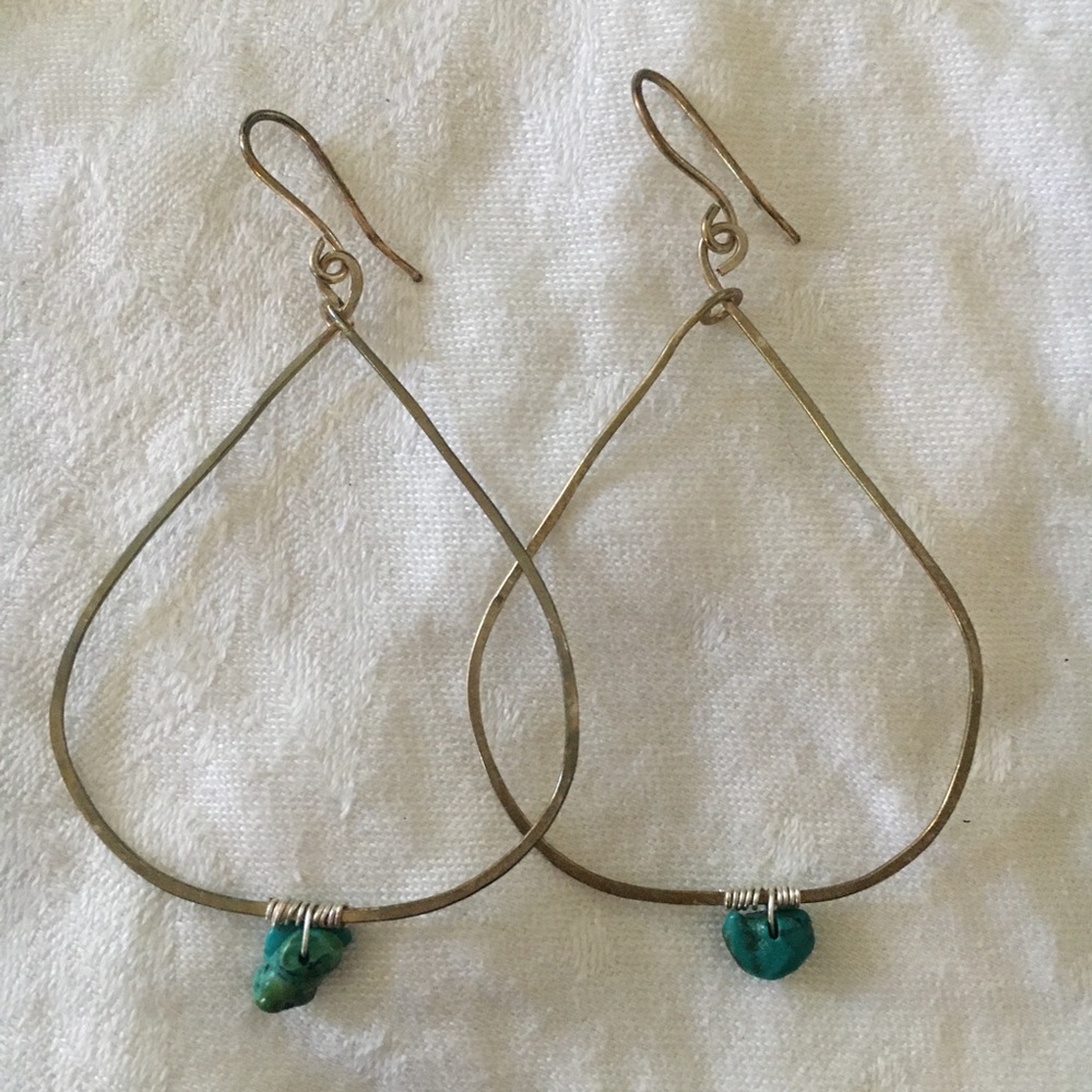 Sterling Silver and Turquoise Earrings